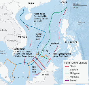 Territorial Claims Taiwan and China