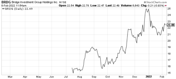 BRDG is one of the best recent IPO stocks