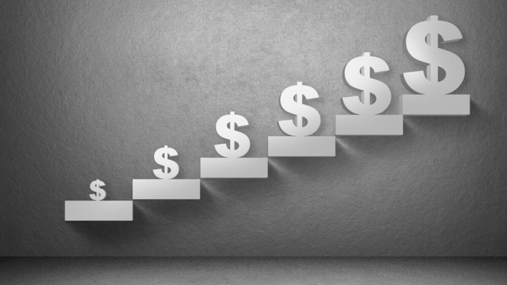 dollar-money-currency-sign-from-small-to-big-size-on-staircase