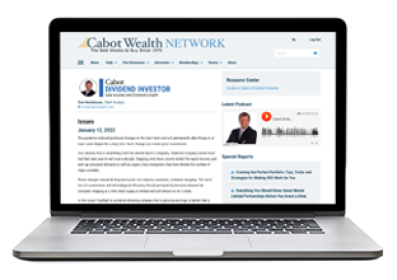 Cabot Dividend Investor web access