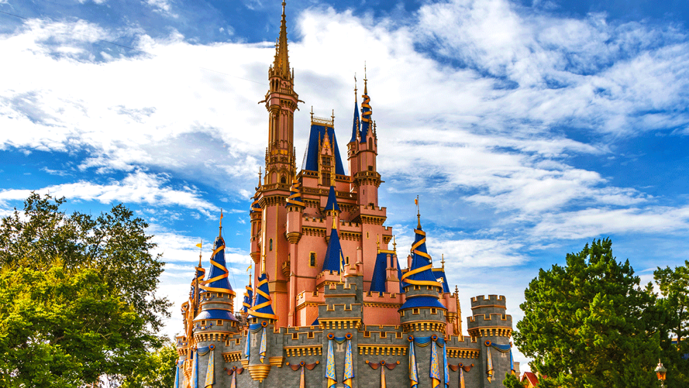 The Cinderella Castle at Walt Disney World 