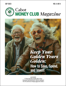 September 2023 Cabot Money Club Magazine Cover