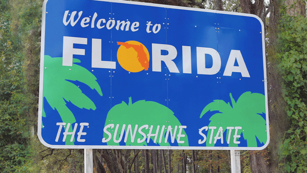 'Welcome to Florida' Sign
