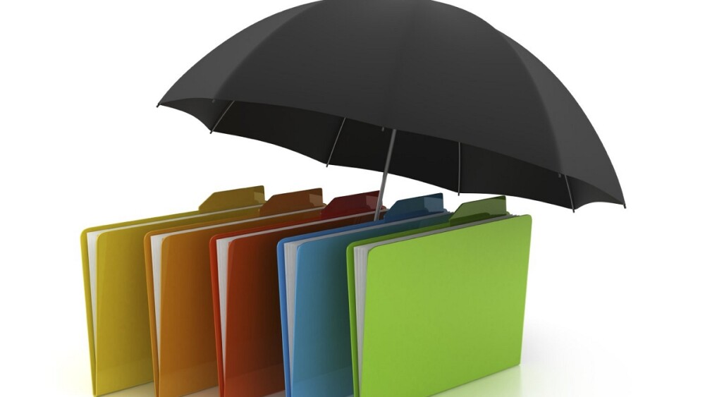 Folders Black Umbrella