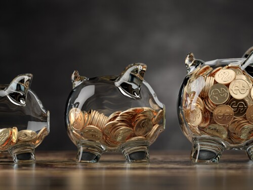 glass-pigs-gold-coins-piggy-bank-growing-micro-cap-small-bank