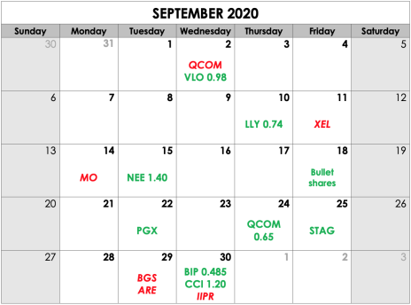 CDI September Calendar