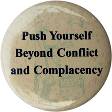 Push-Yourself-Beyond-Conflict, Cabot Heritage Corporation, Button