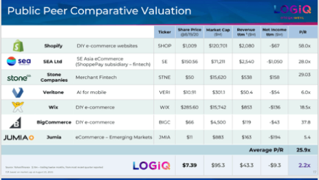 Public Peer Comparative Valuation