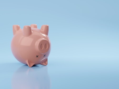 Upside down dead piggy bank, is value investing dead
