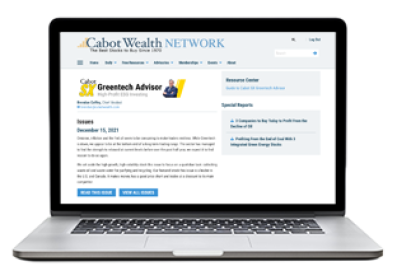 Cabot SX Greentech Advisor web access