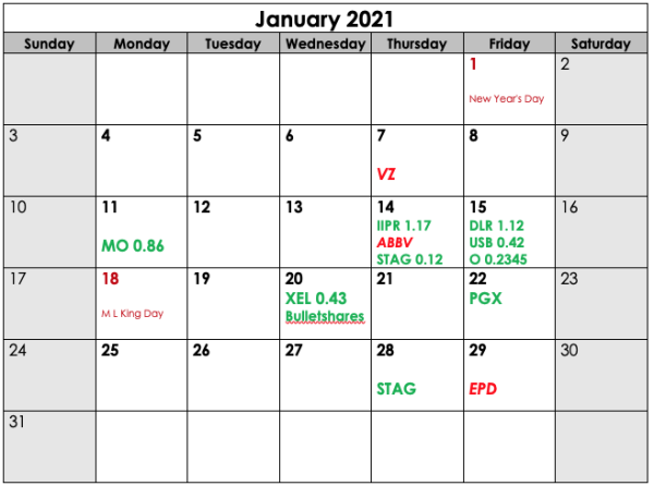 CDI 121 January Calendar