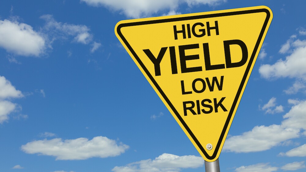 High Yield, Low Risk Road Sign