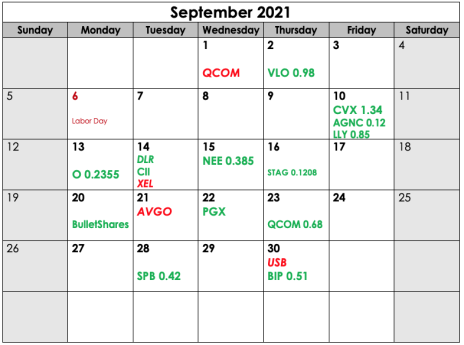 CDI September Calendar