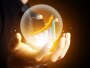 Stock Growth Ball in Hand Glow Magic