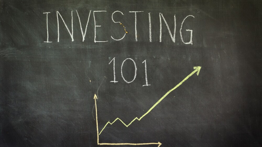 Investing Lessons, rules, 101 Class Chalkboard