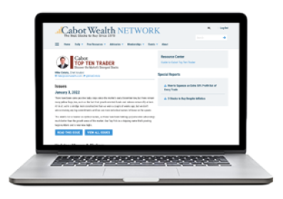 Cabot Top Ten Trader web access